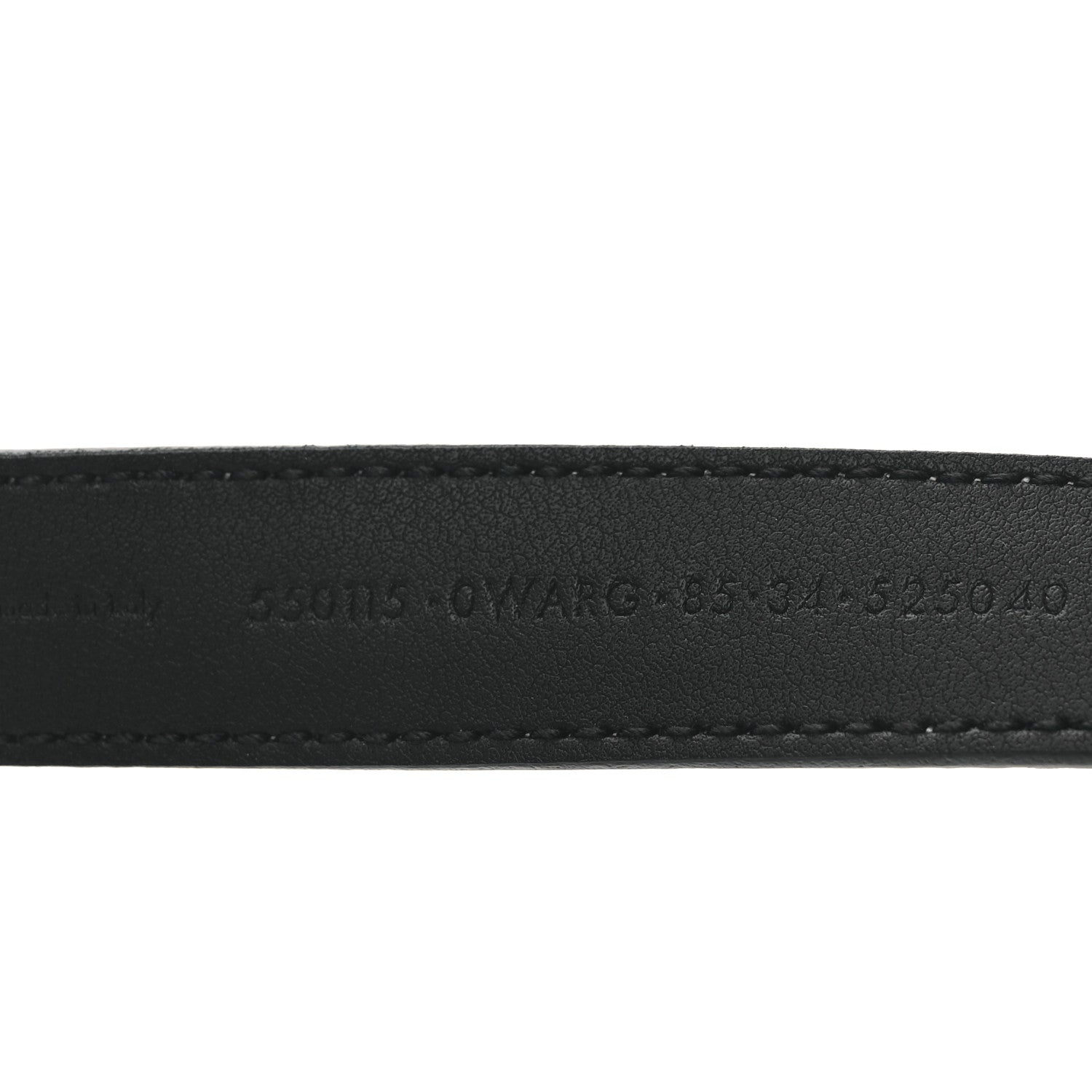 Gucci Calfskin 20mm Torchon Double G Sylvie Belt 85 34 Off White Blue Red 6 of 6