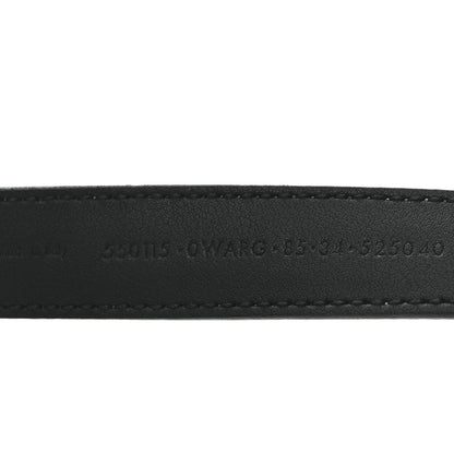 Gucci Calfskin 20mm Torchon Double G Sylvie Belt 85 34 Off White Blue Red 6 of 6