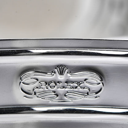 Rolex Stainless Steel 18K White Gold Diamond 36mm Oyster Perpetual Datejust Watch Silver 16234 6 of 10