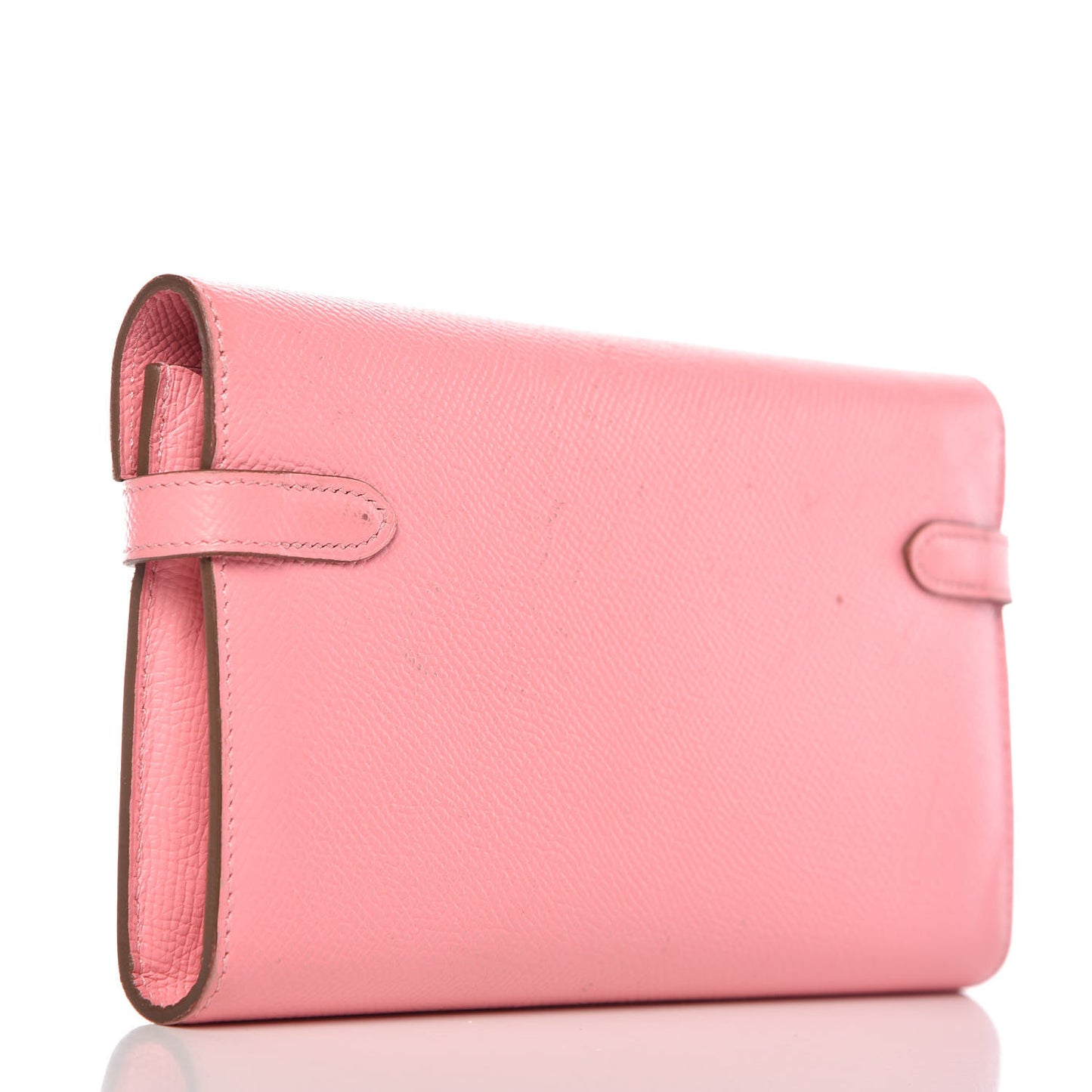 Epsom Kelly Longue Wallet Rose Confetti