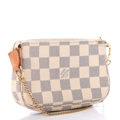 Louis Vuitton Damier Azur Mini Pochette Accessories 3 of 7