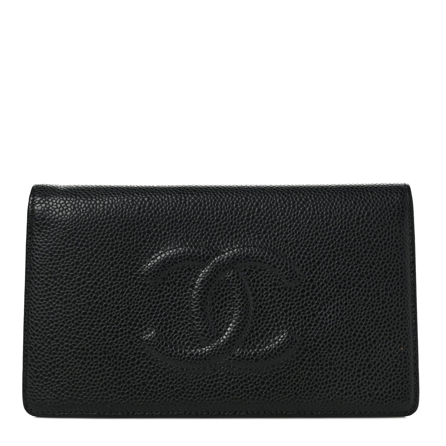 Chanel Caviar Timeless CC Yen Wallet Black 1 of 7