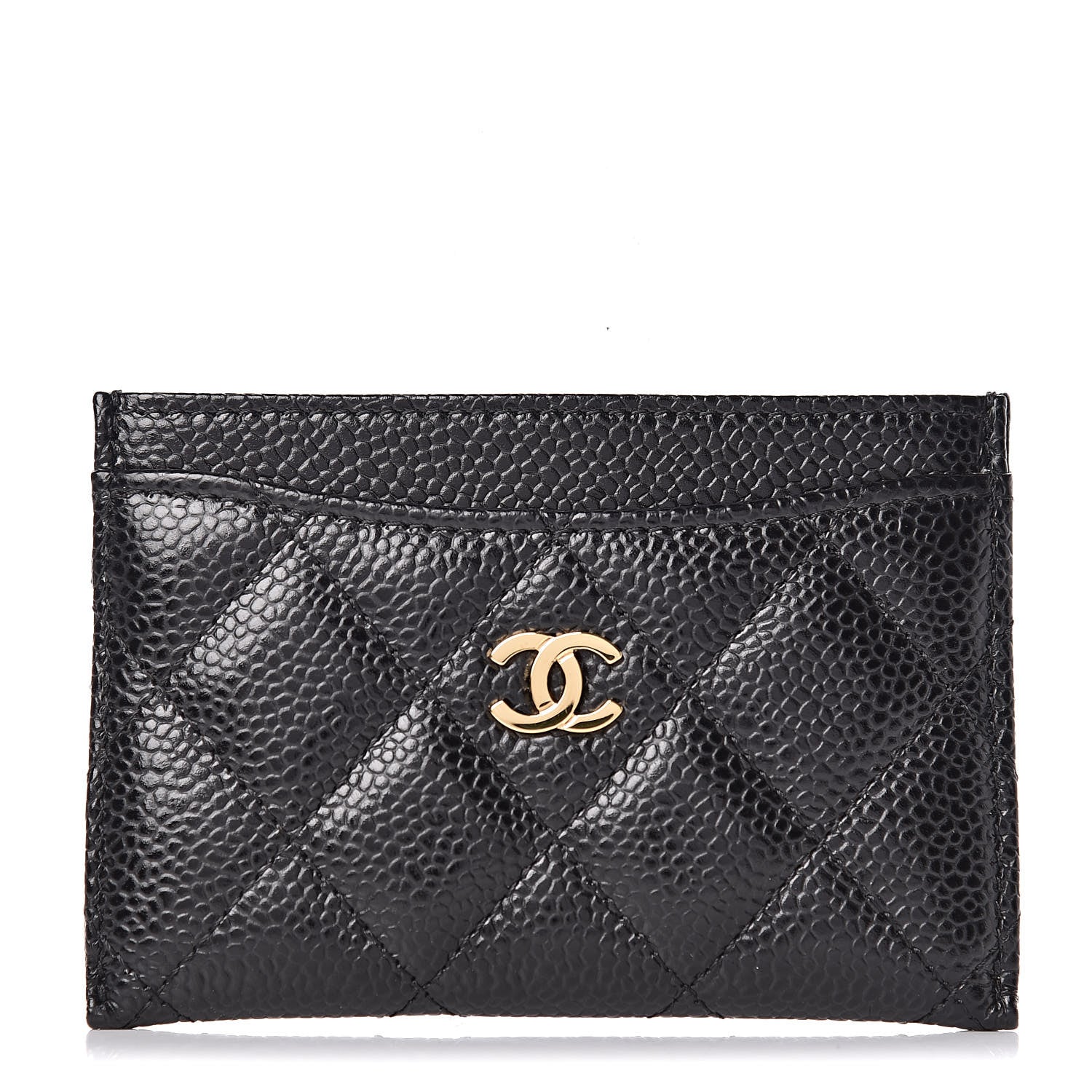 Chanel Caviar Quilted Card Holder Black 1 of 9