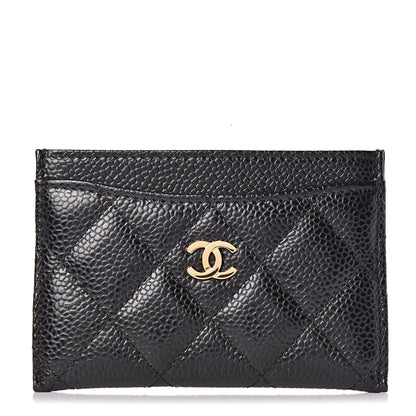 Chanel Caviar Quilted Card Holder Black 1 of 9