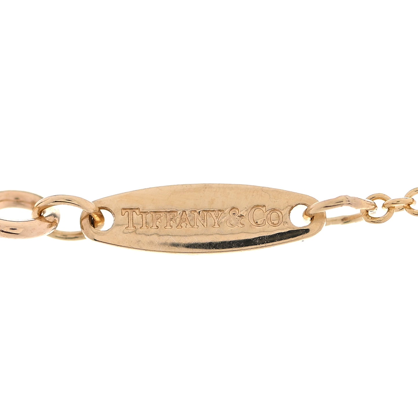 18K Yellow Gold Elsa Peretti Diamonds by the Yard 3 Station Necklace