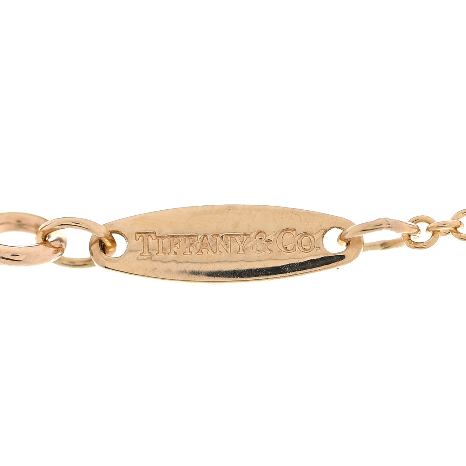 Tiffany 18K Yellow Gold Elsa Peretti Diamonds by the Yard 3 Station Necklace 4 of 6