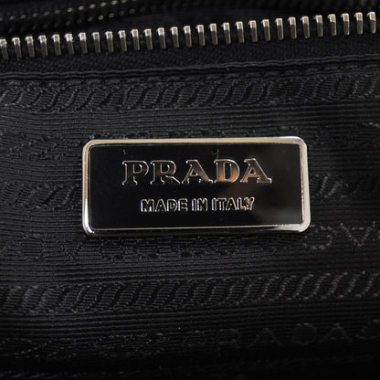 Prada Vernice Gaufre Tote Black 7 of 9