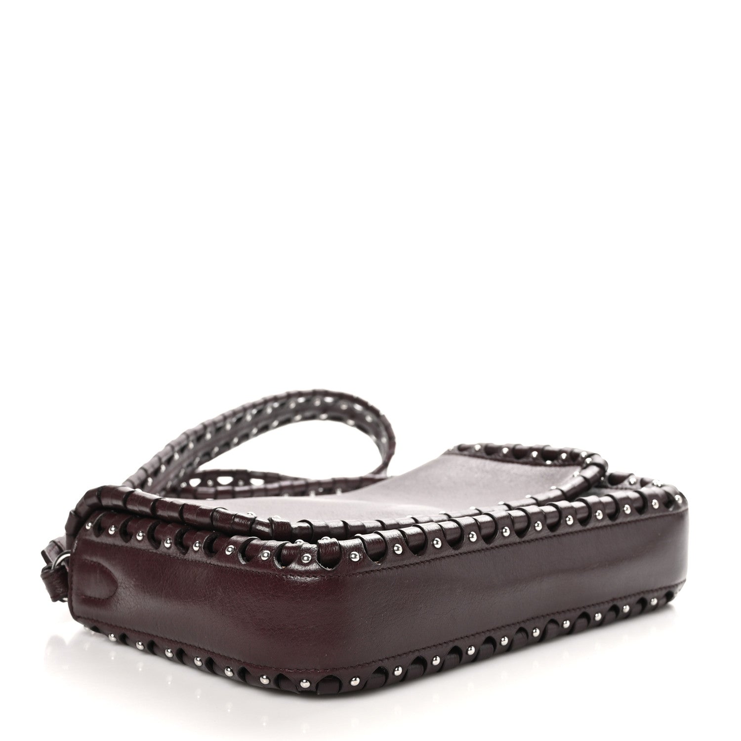 Alaia Buffalo Studded Hinge Flap Bag Almandite 5 of 10