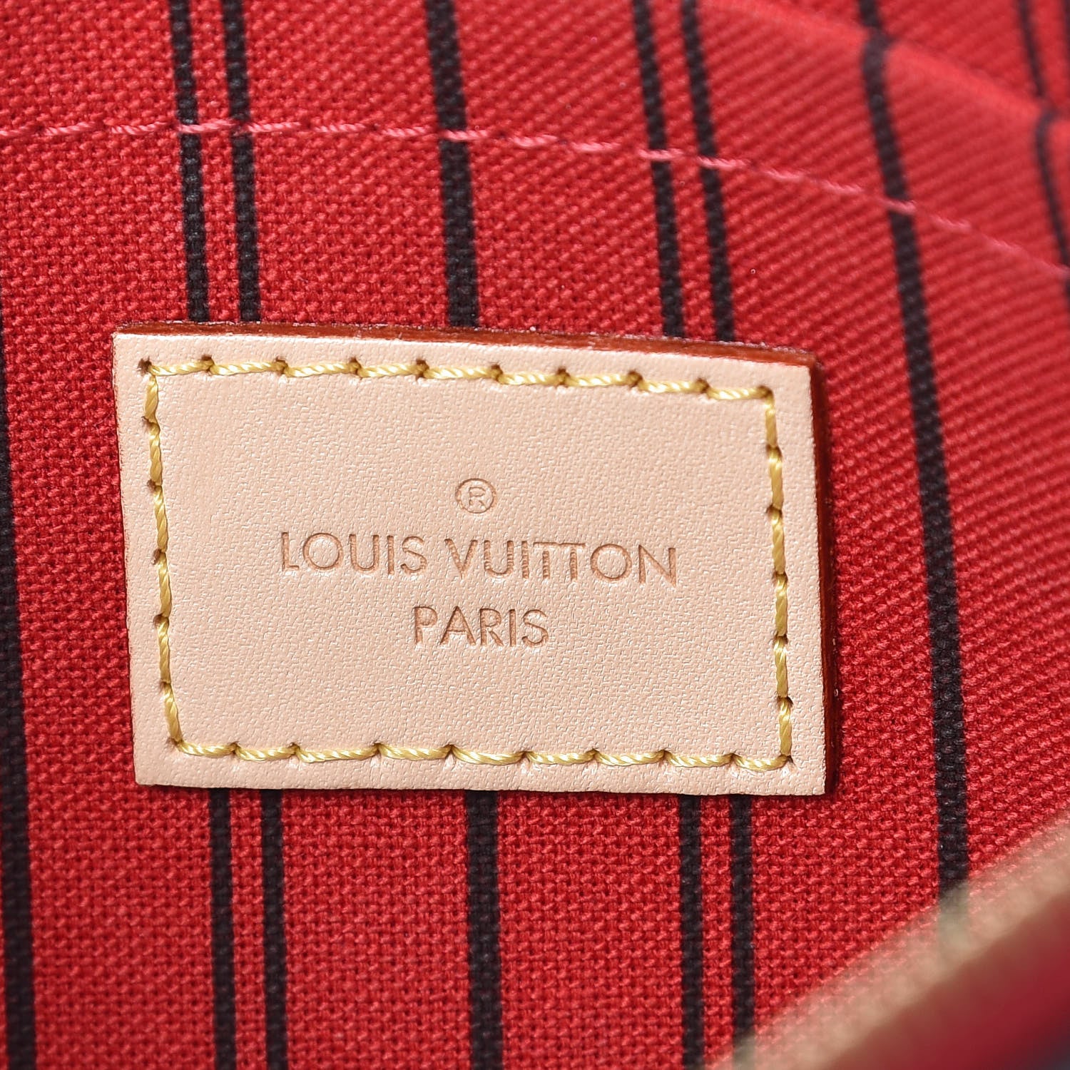 Louis Vuitton Monogram Neverfull MM GM Pochette Cherry 6 of 6