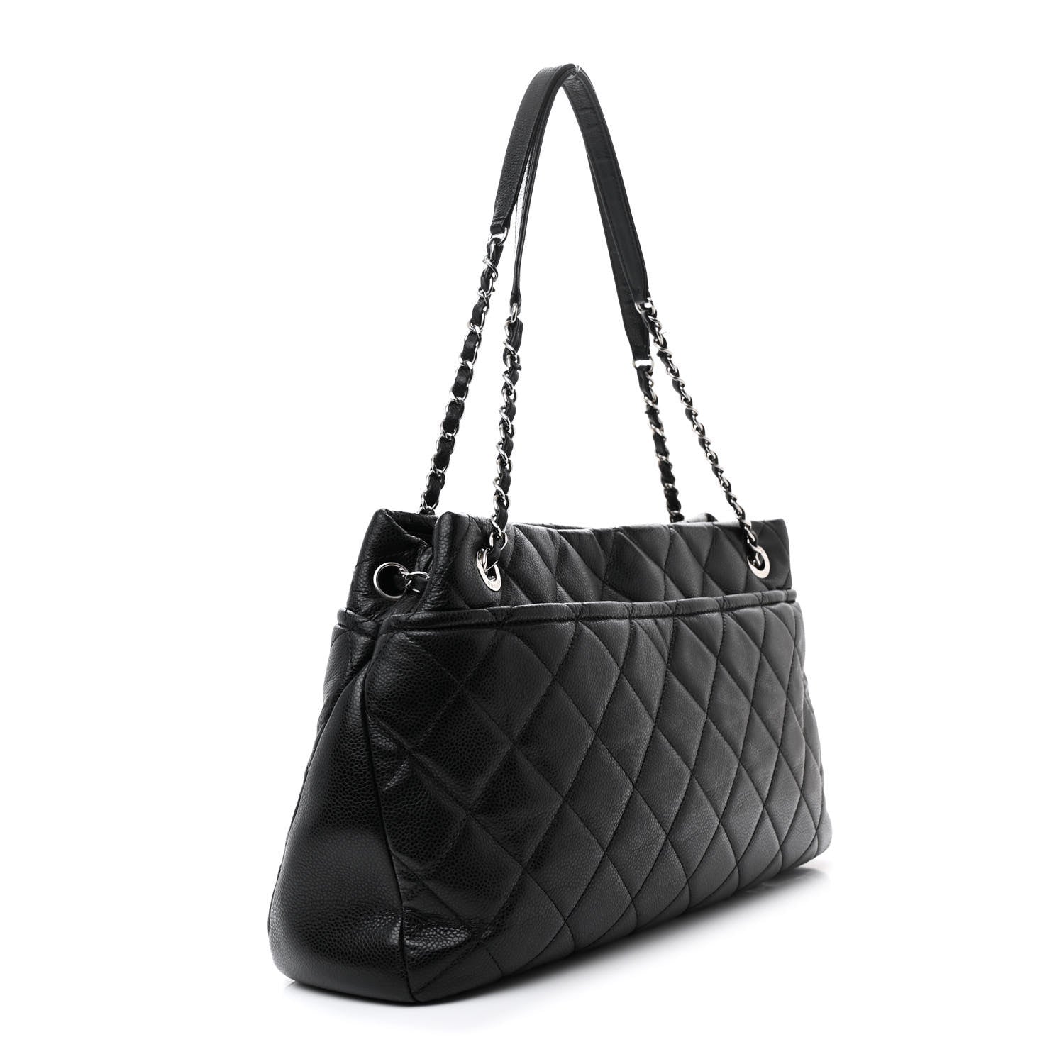 Chanel Caviar Quilted Timeless CC Soft Tote Black 3 of 11