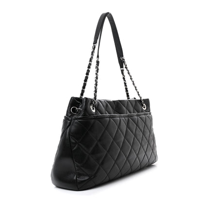 Chanel Caviar Quilted Timeless CC Soft Tote Black 3 of 11