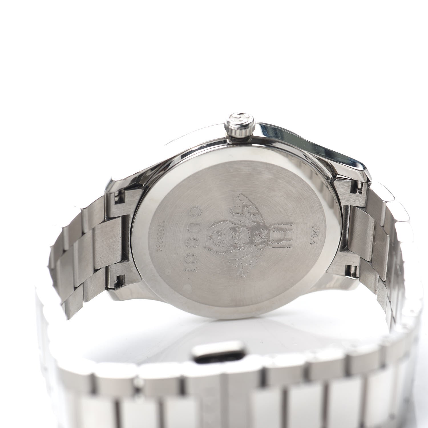 Gucci Stainless Steel 38mm G-Timeless Snake Quartz Watch 4 of 5