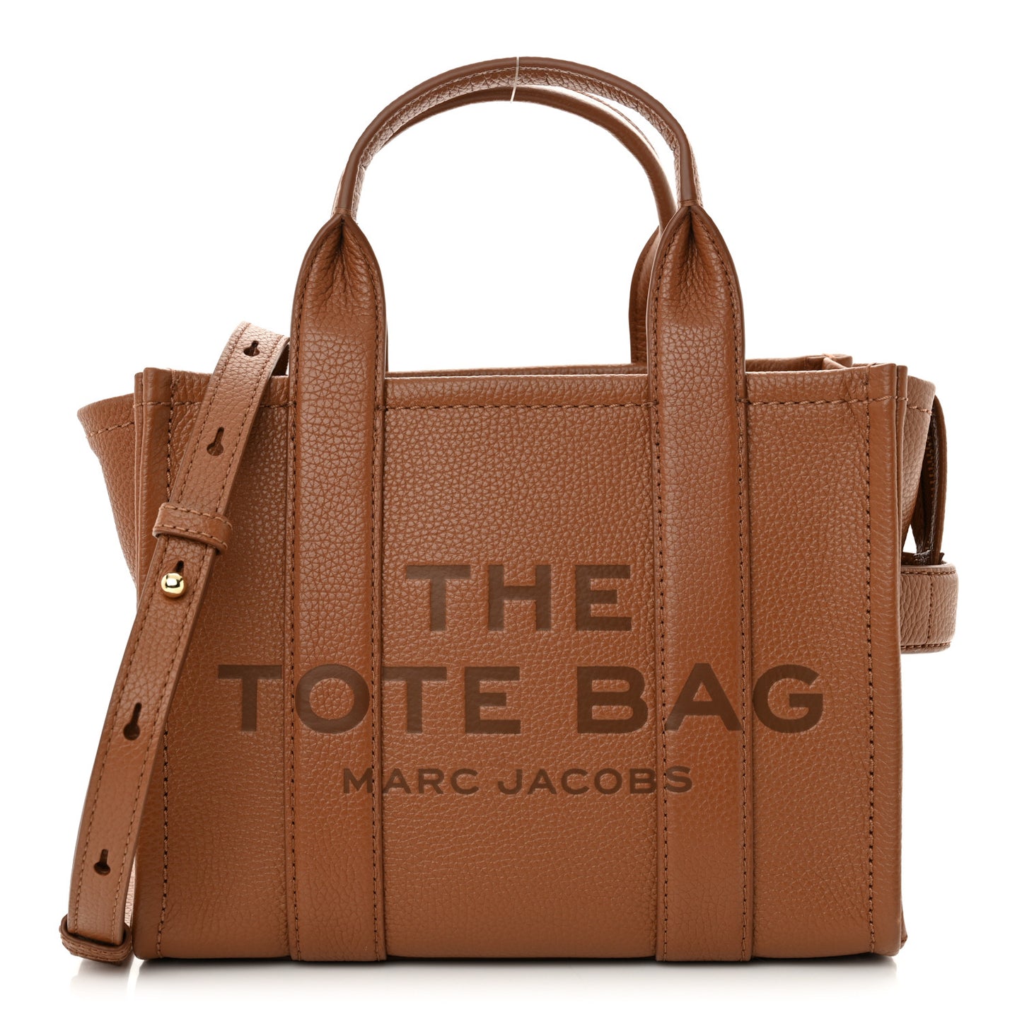 Grained Calfskin Small The Tote Bag Argan Oil