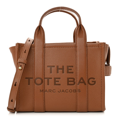 Marc Jacobs Grained Calfskin Small The Tote Bag Argan Oil 1 of 13