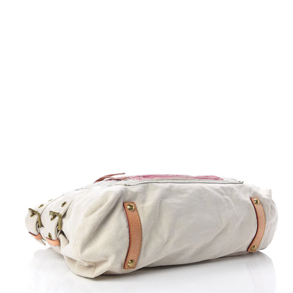 Louis Vuitton Toile Globe Shopper Cabas GM Red 4 of 17