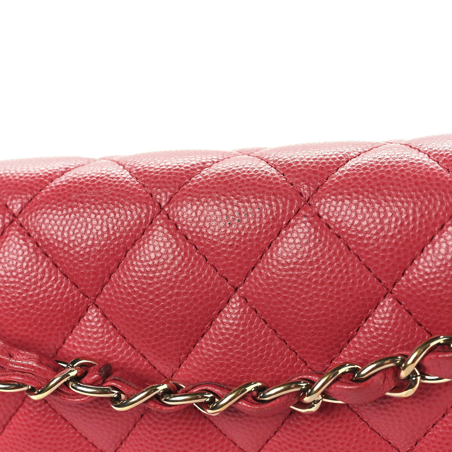 Chanel Caviar Quilted Medium Double Flap Pink 12 of 13