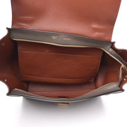 Celine Drummed Calfskin Suede Medium Trapeze 5 of 13