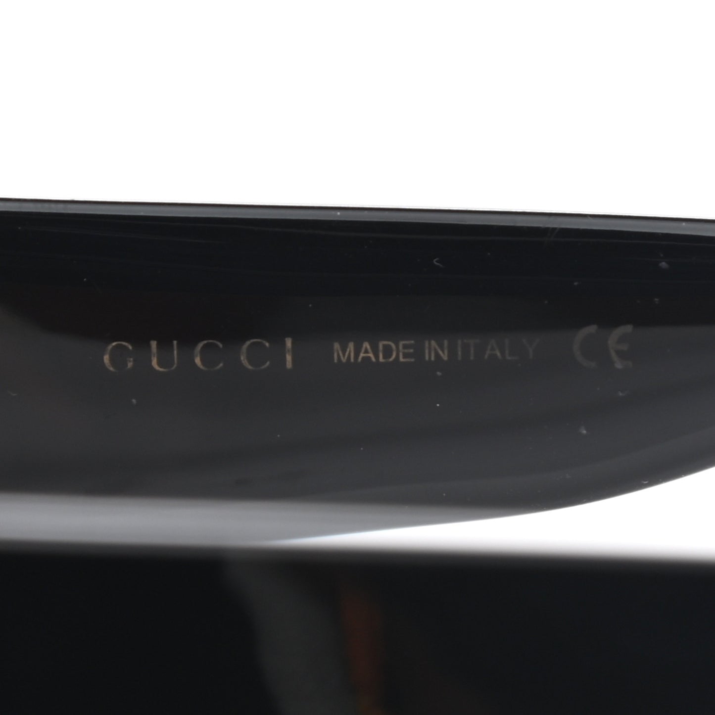 Acetate Square Frame Sunglasses GG0141S Black