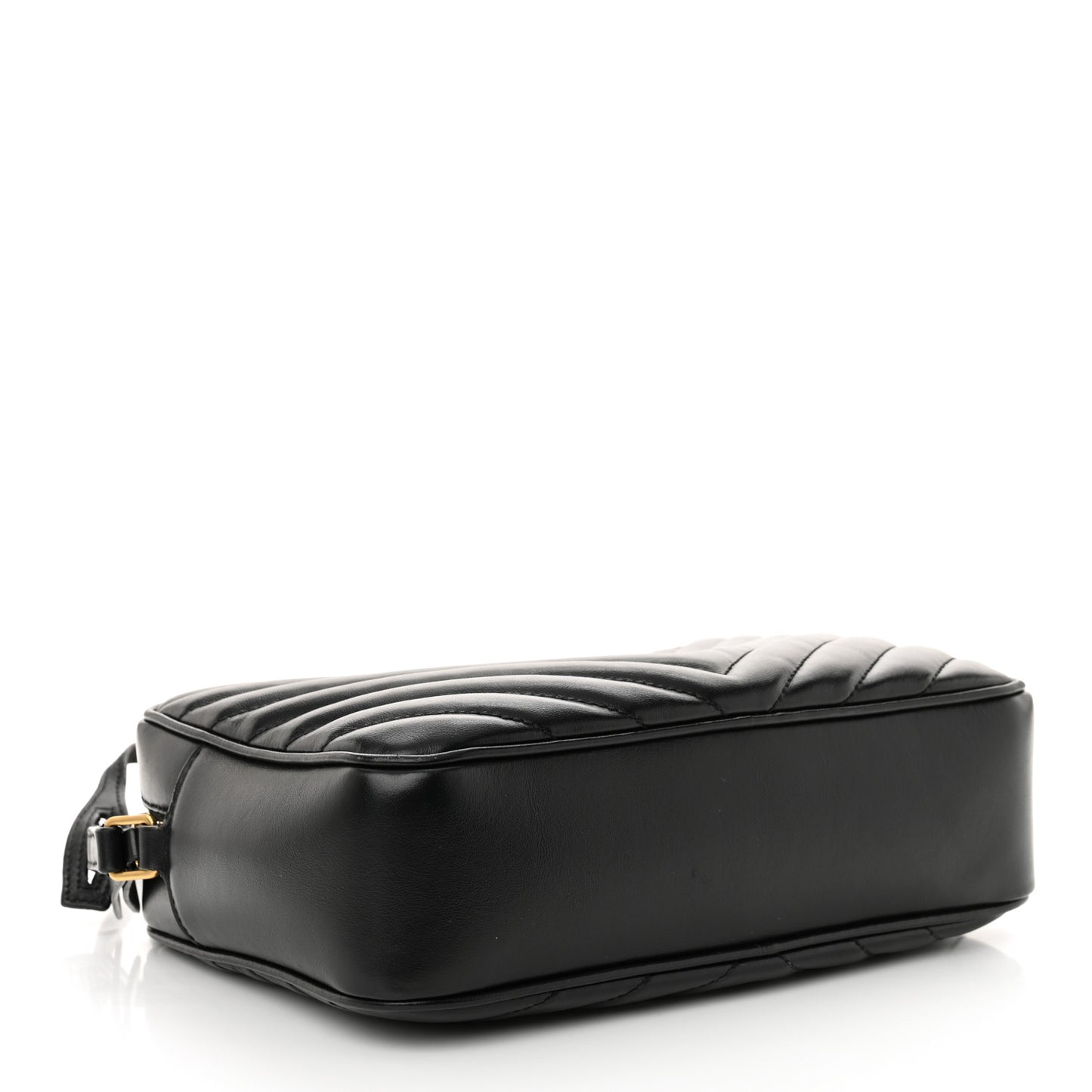 Calfskin Matelasse Monogram Lou Camera Bag Black