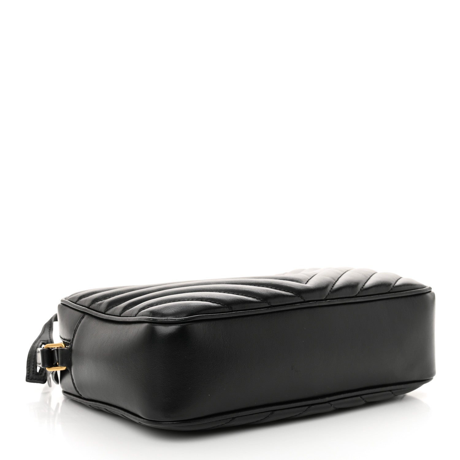 Saint Laurent Calfskin Matelasse Monogram Lou Camera Bag Black 4 of 16