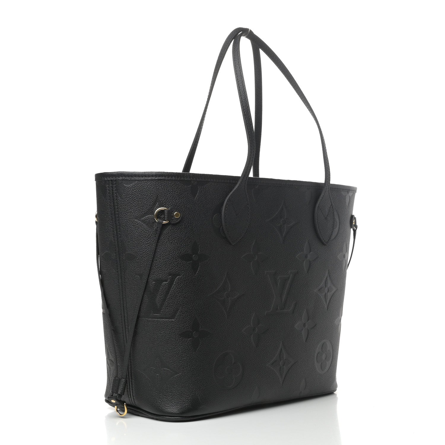 Louis Vuitton Empreinte Monogram Giant Neverfull MM Black 3 of 8