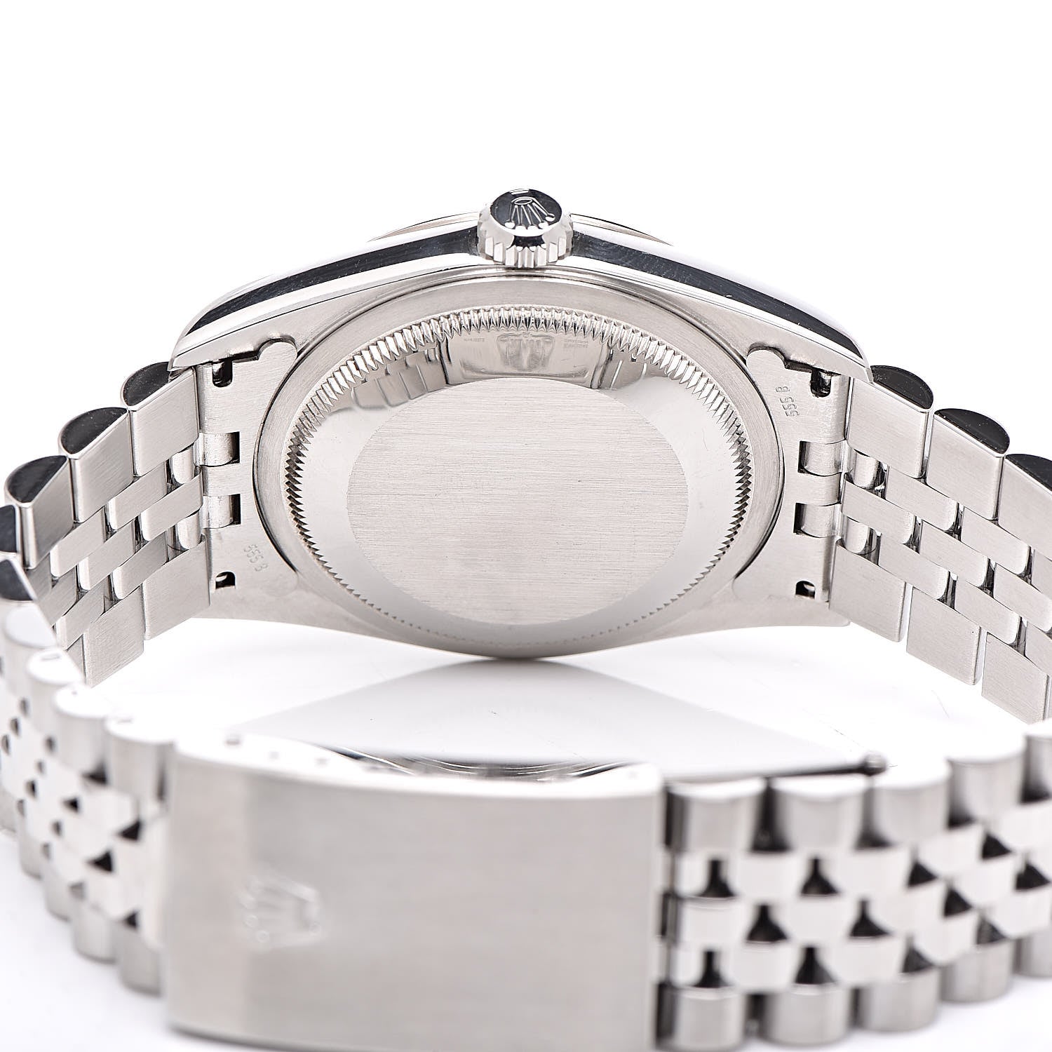 Rolex Stainless Steel 18K White Gold 36mm Oyster Perpetual Datejust Watch Silver 16243 6 of 7