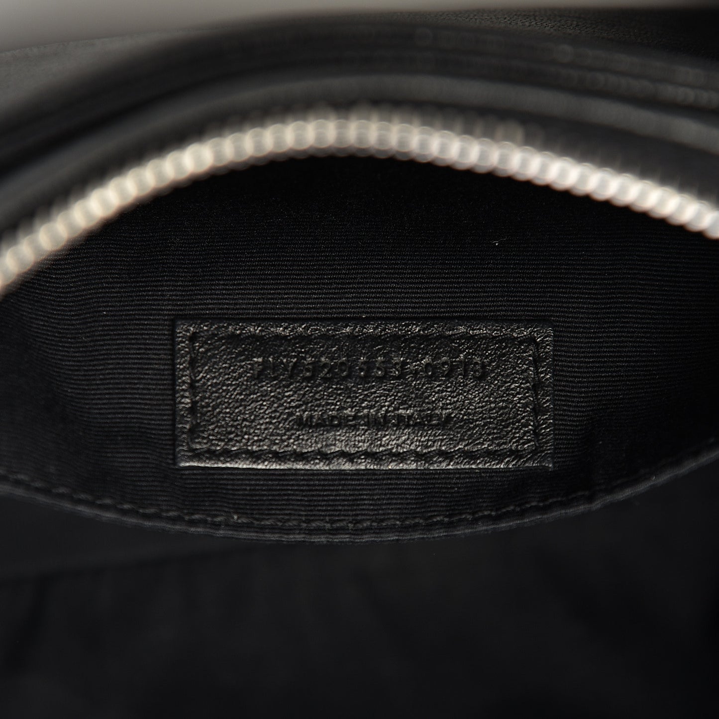 Lambskin Monogram Small Lou Camera Bag Black