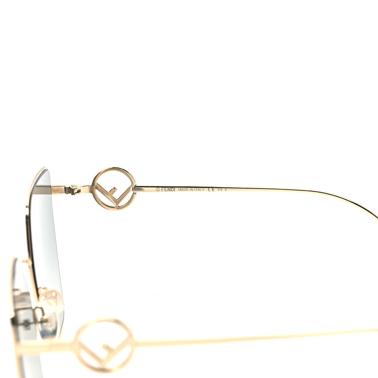 Fendi Metal F is Fendi Sunglasses FF 0323/S Gold 5 of 7
