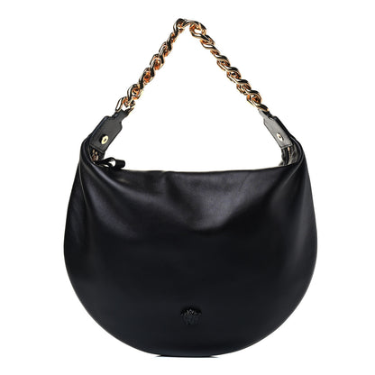 Versace Calfskin La Medusa Hobo Black 1 of 4