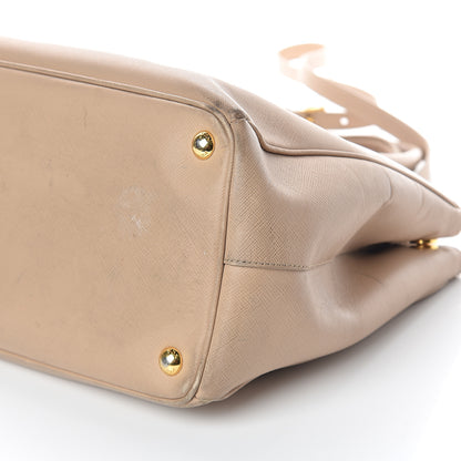 Prada Saffiano Medium Galleria Double Zip Tote Cammeo 9 of 9