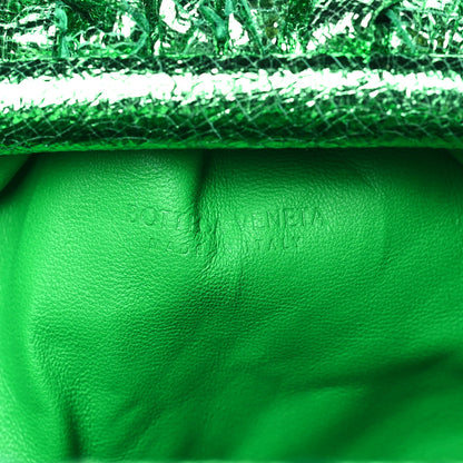 Bottega Veneta Metallic Nappa Intrecciato The Mini Pouch Parakeet 6 of 10