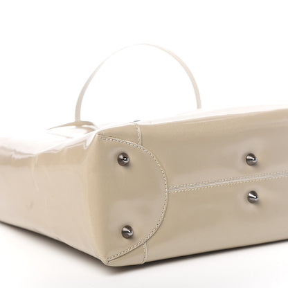 Christian Dior Calfskin Maris Pearl Beaded Top Handle Bag Beige 10 of 12