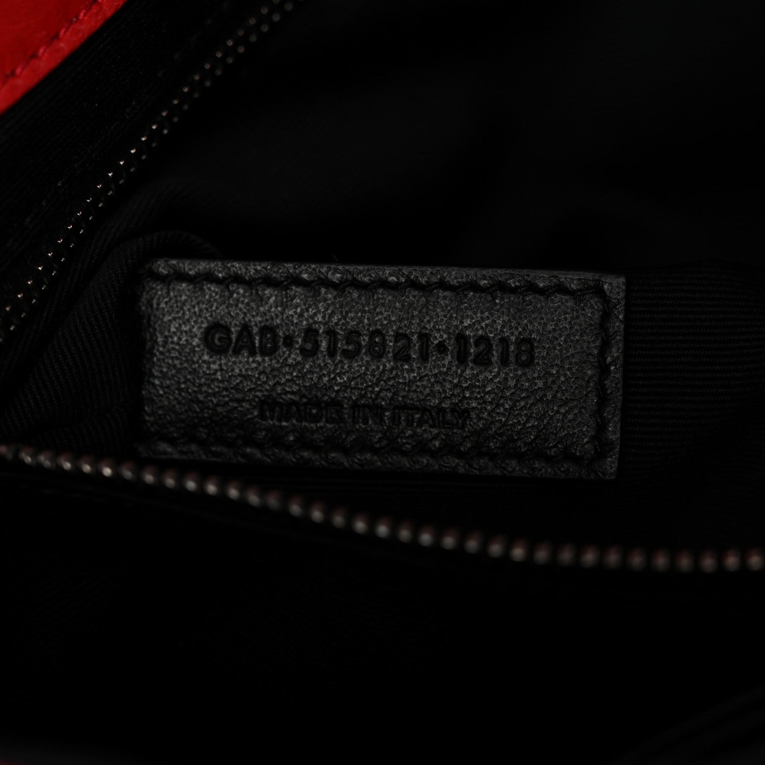 Saint Laurent Lambskin Patchwork Monogram Medium Jamie Red 7 of 10