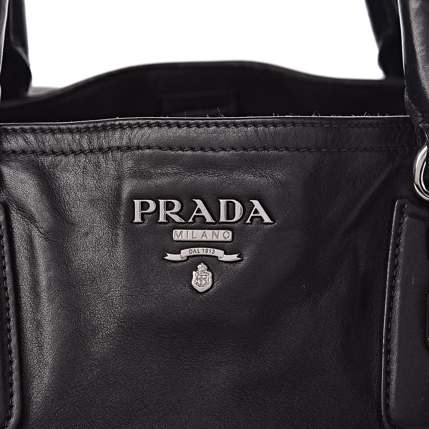 Soft Calfskin Shoulder Bag Black
