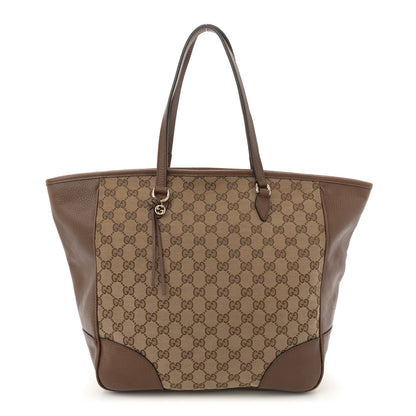 Gucci Monogram Medium Bree Zippered Tote Beige Tabacco 1 of 13