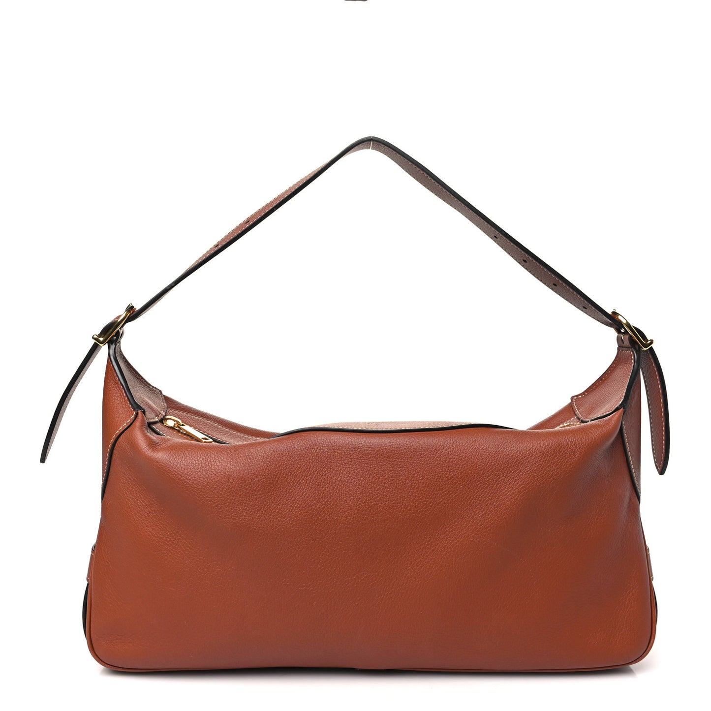 Supple Calfskin Medium Romy Shoulder Bag Tan