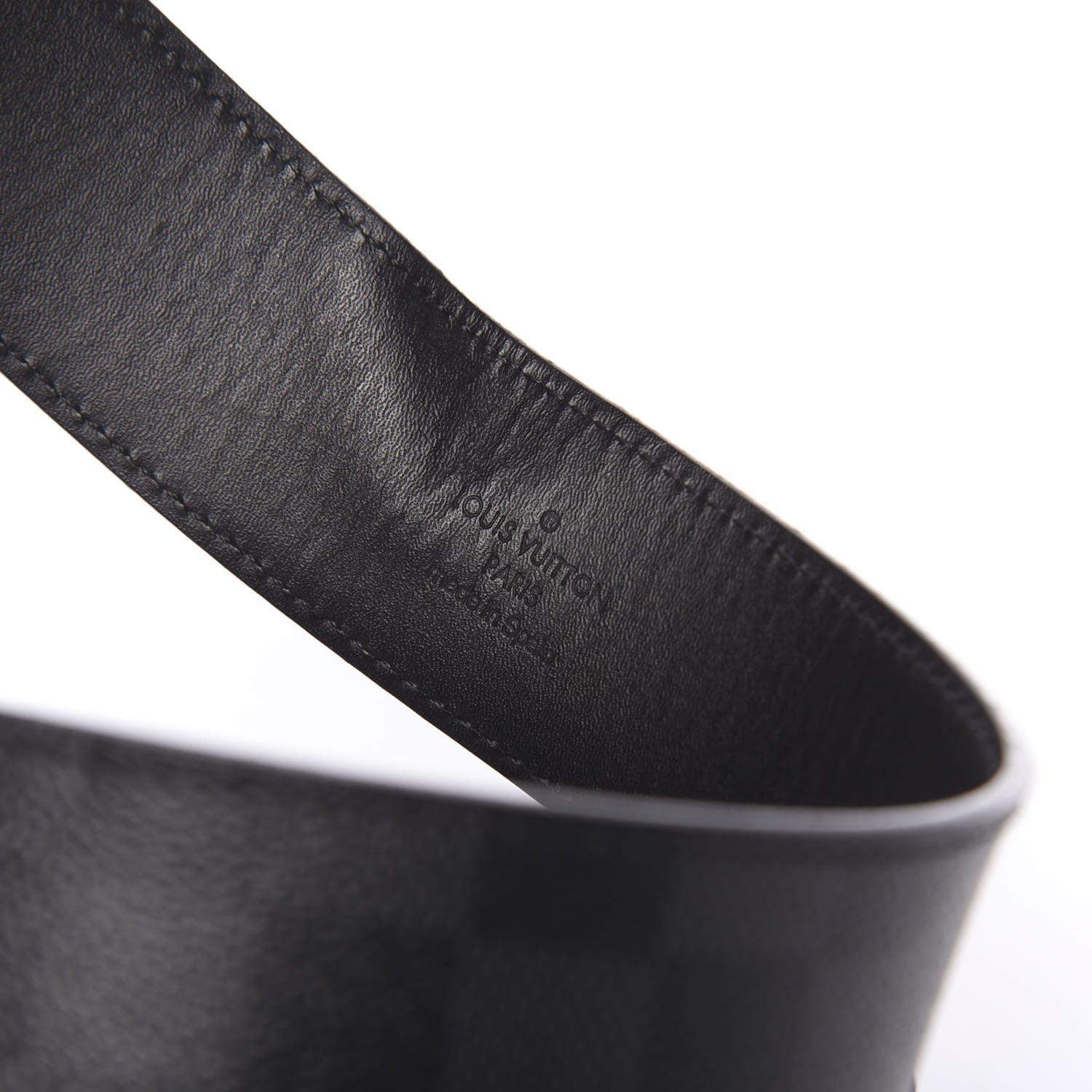 Louis Vuitton Damier Graphite 40mm LV Initiales Belt 85 34 5 of 9