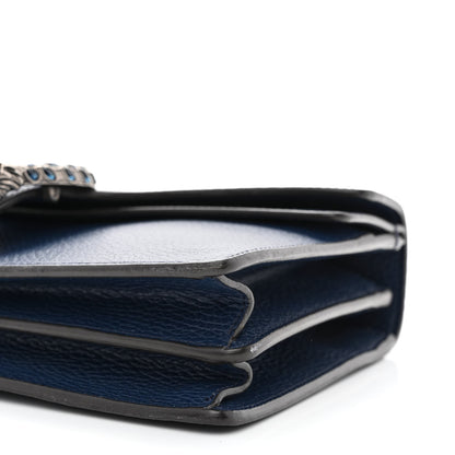 Gucci Dollar Calfskin Crystal Small Dionysus Shoulder Bag Blue Agata Montana Sapphire 10 of 12