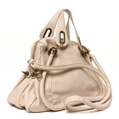 Chloe Calfskin Medium Paraty Husky White 3 of 11