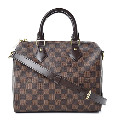 Louis Vuitton Damier Ebene Speedy Bandouliere 25 1 of 11