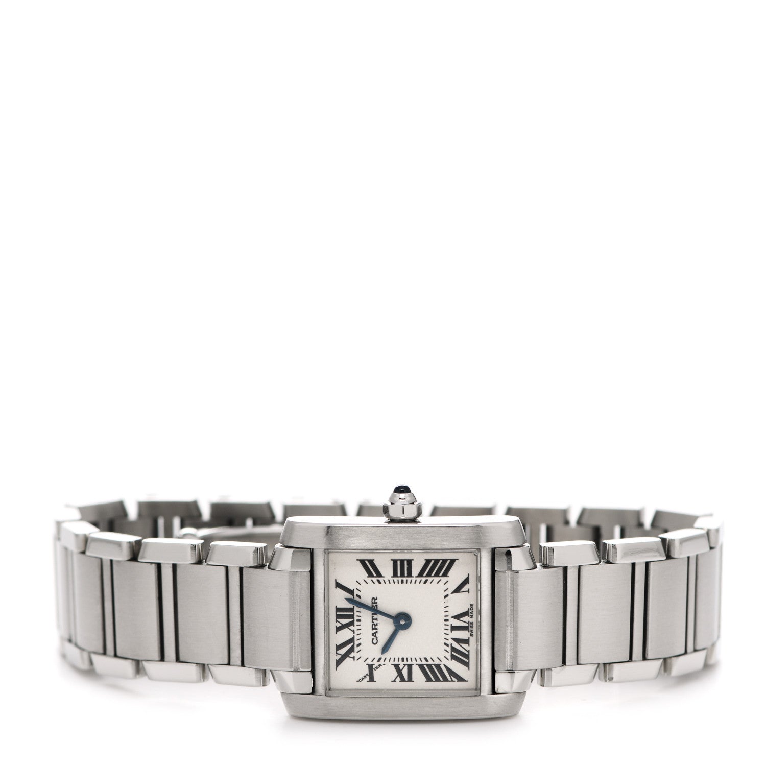 Cartier Stainless Steel 20mm Tank Francaise Quartz Watch 2 of 4