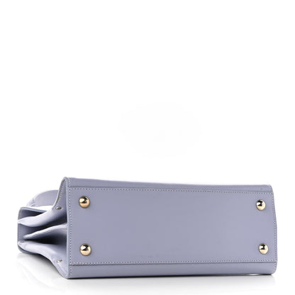 Salvatore Ferragamo Calfskin Gancini 2-Way Top Handle Bag Light Purple 4 of 14