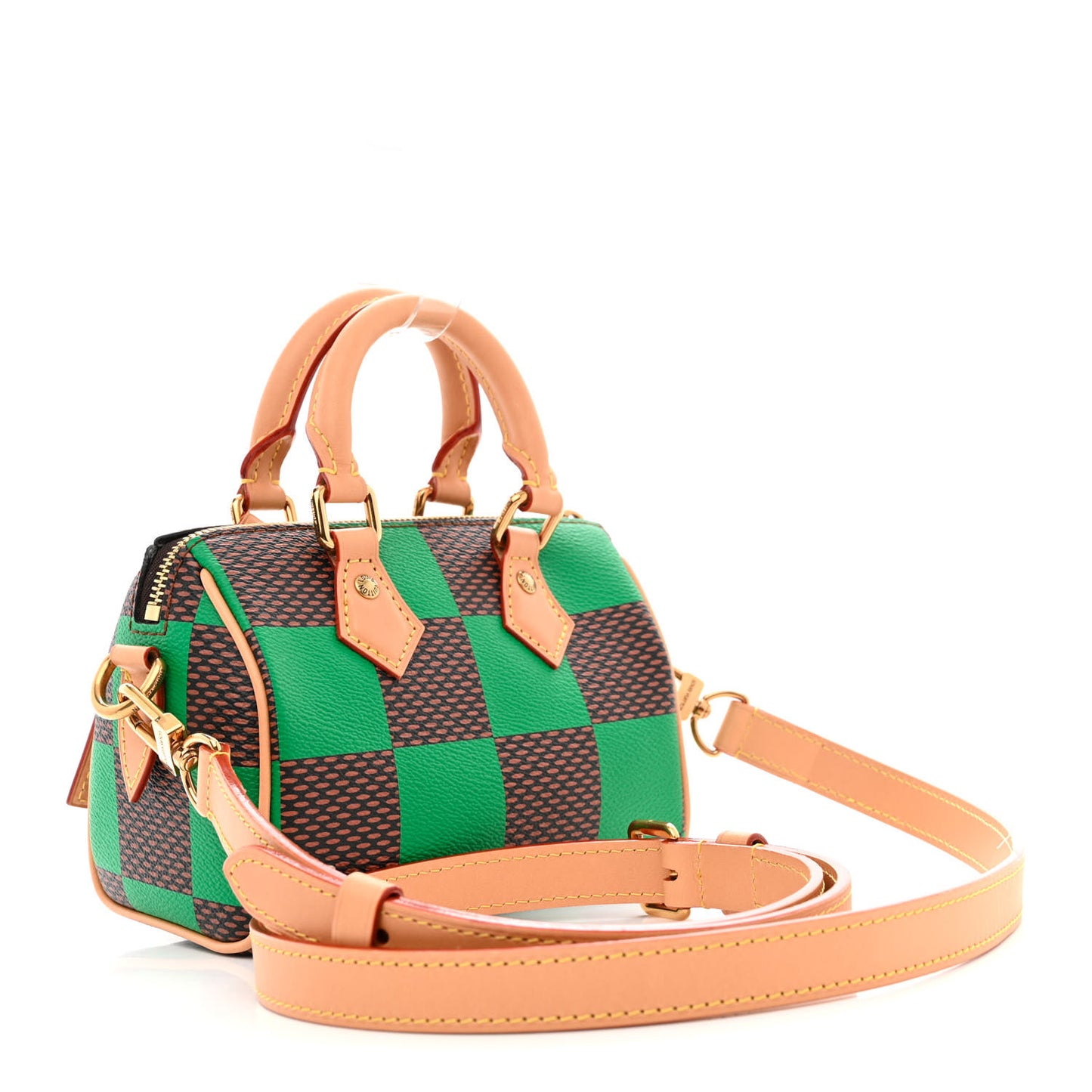Damier Pop Speedy Bandouliere 18 Green