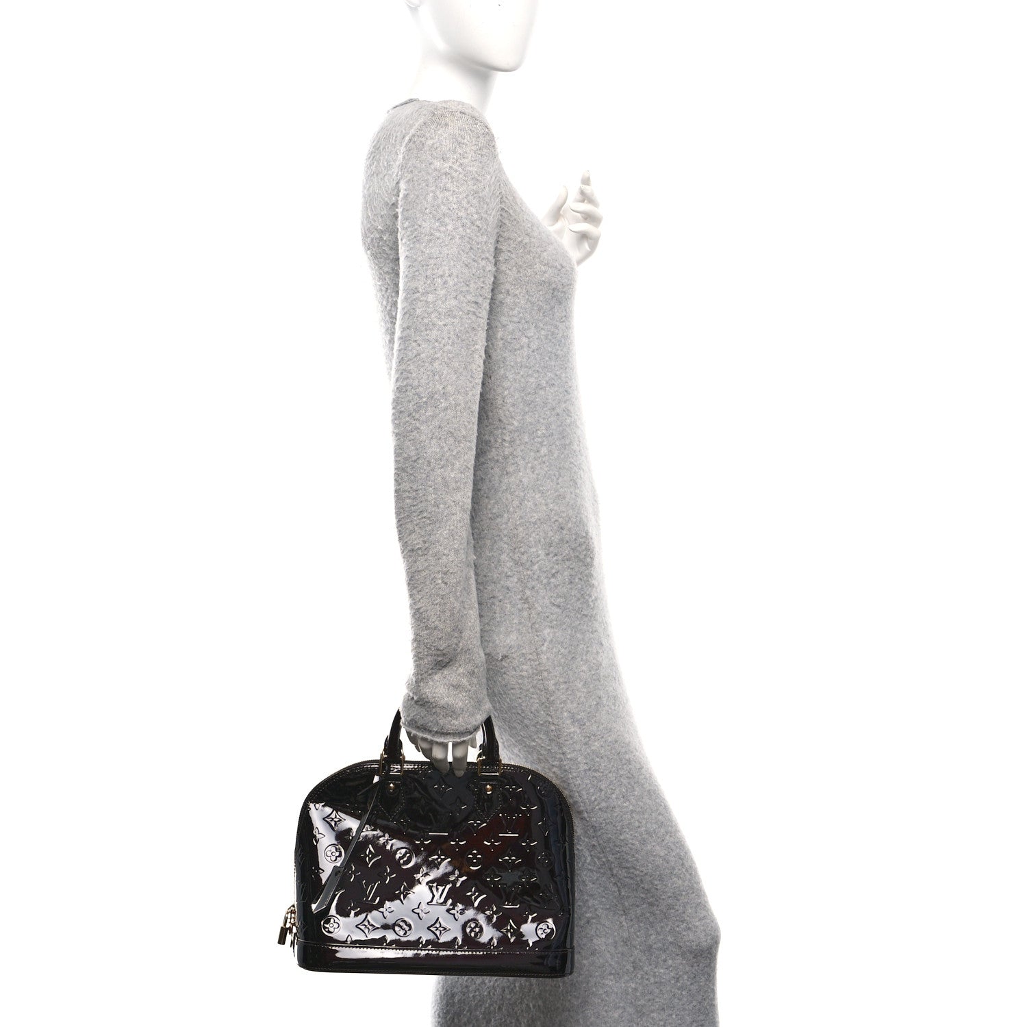 Louis Vuitton Vernis Alma MM Amarante 2 of 10