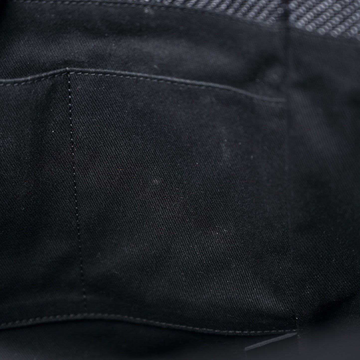 Woven Straw Raffia Small Deauville Tote Black