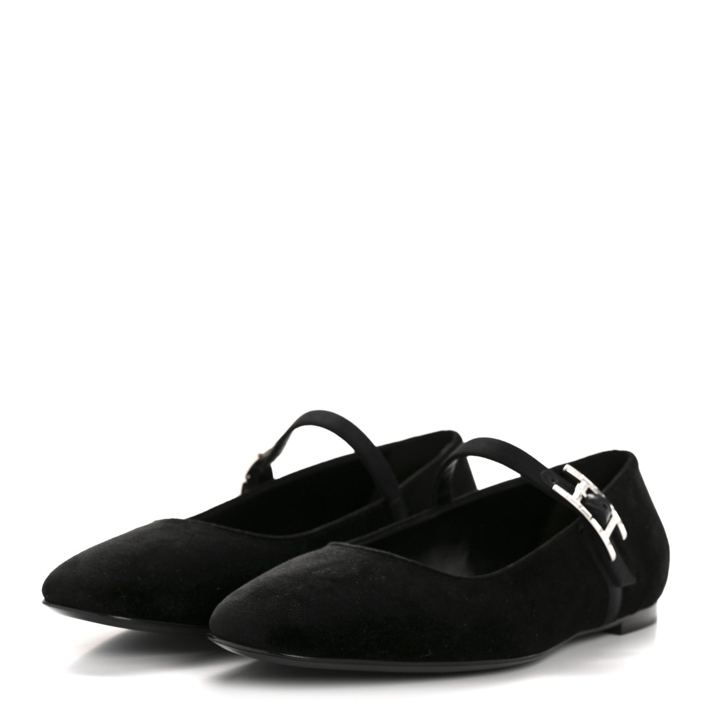Velvet Jane Ballet Flats 38.5 Black