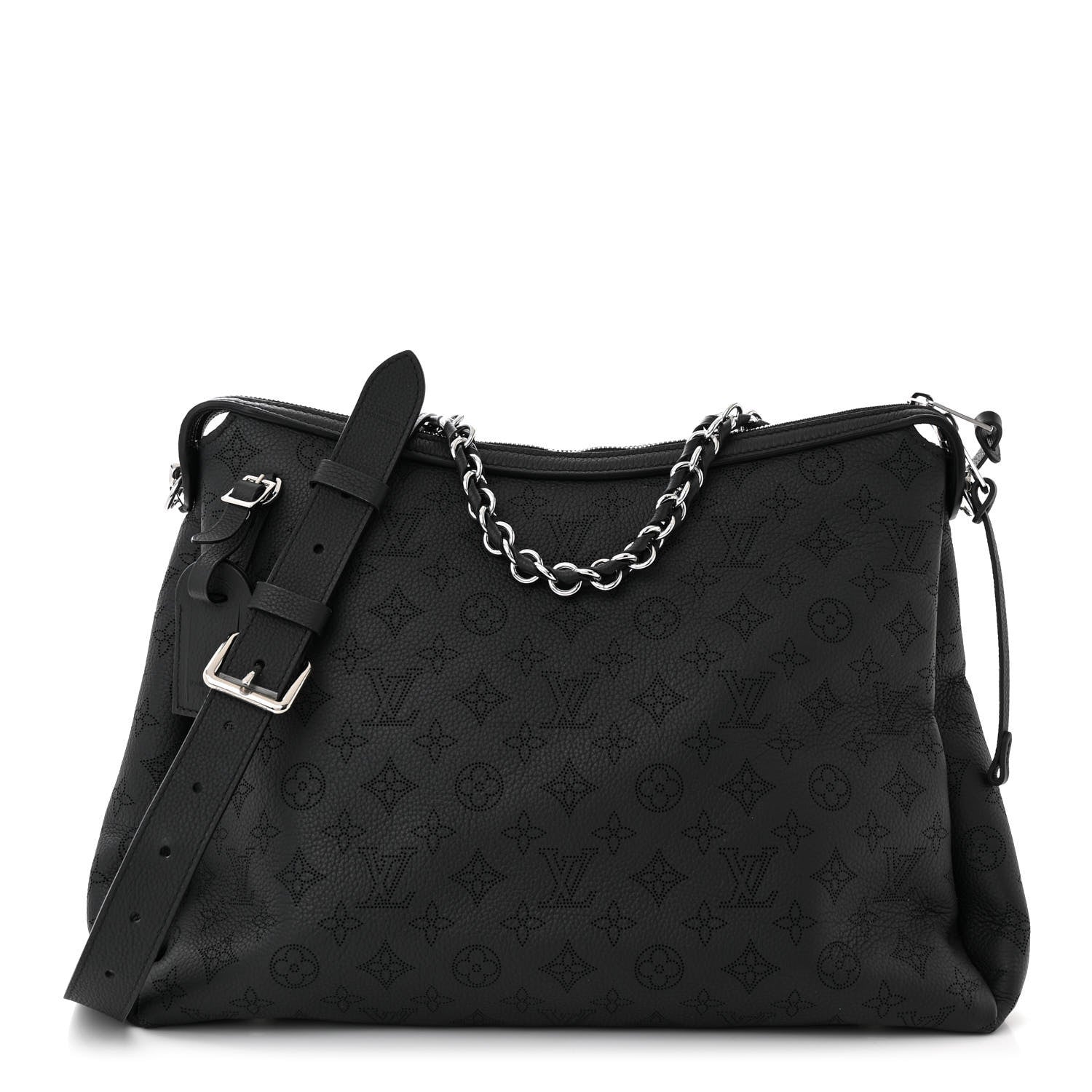 Louis Vuitton Mahina Braided Hand It All MM Black 1 of 9