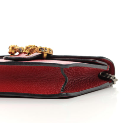 Gucci Calfskin Super Mini Dionysus Shoulder Bag Hibiscus Red 9 of 11