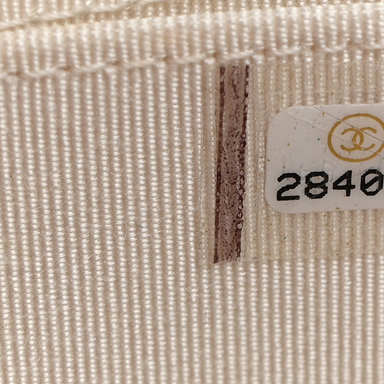 Chanel Caviar Quilted Zip Coin Purse White 7 of 8