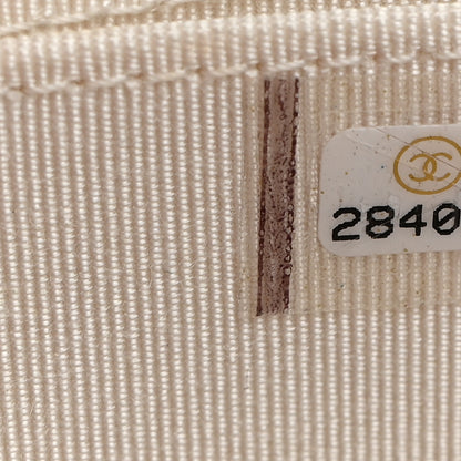 Chanel Caviar Quilted Zip Coin Purse White 7 of 8